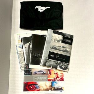 2015 Ford Mustang owners manual, quick reference, manual warranties with case